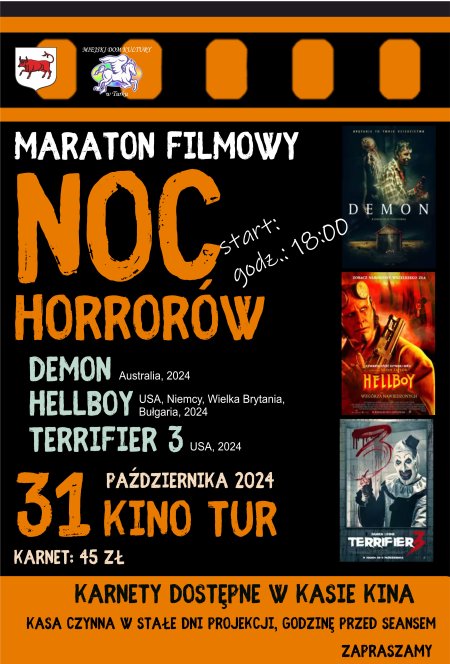 Maraton Horrorów 2024 Kino Tur